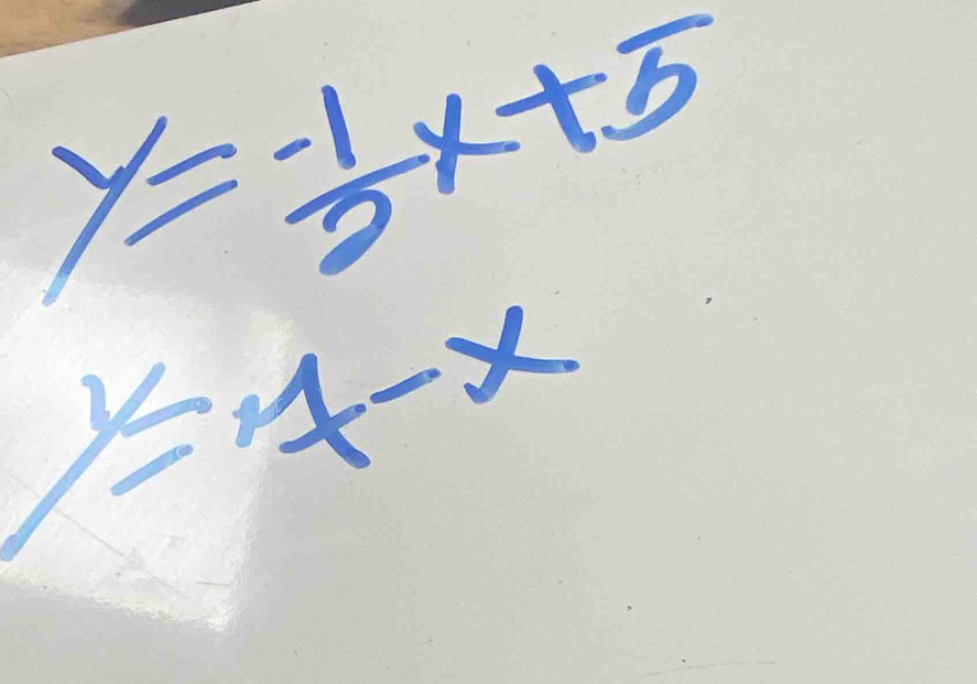 y= (-1)/2 x+5
1≤ 7-x