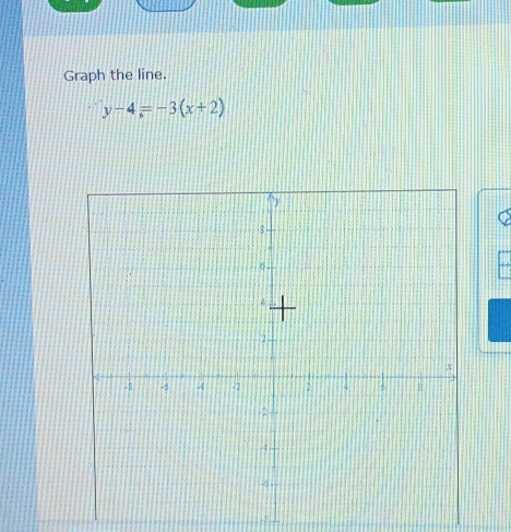 Graph the line.
y-4=-3(x+2)