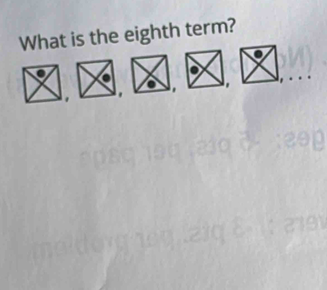 What is the eighth term?