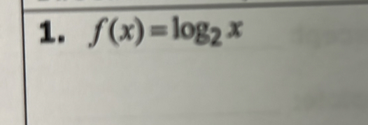 f(x)=log _2x