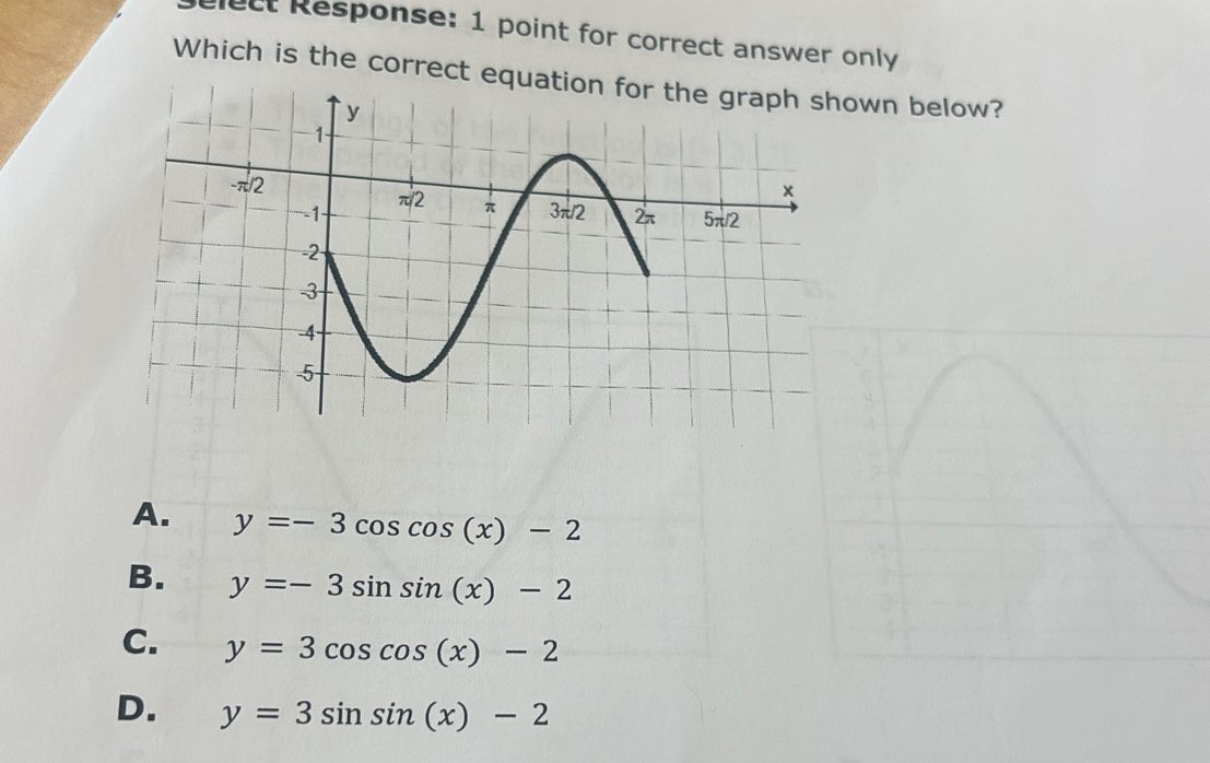 Solved: Luct Response: 1 point for correct answer only Which is the ...