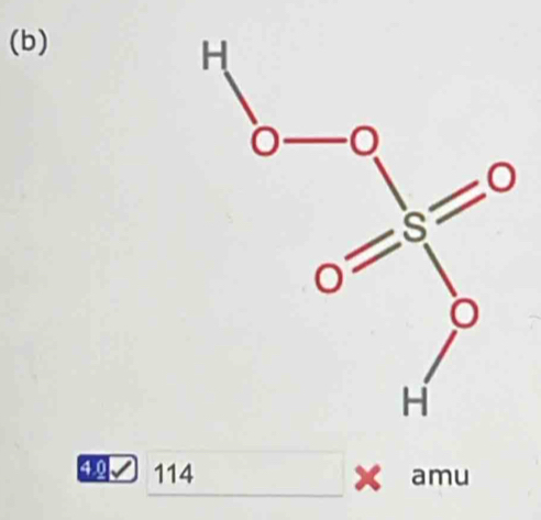 40√ 114 x amu