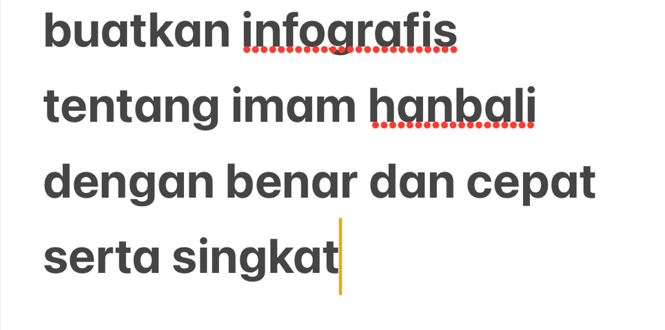 buatkan infografis 
tentang imam hanbali 
dengan benar dan cepat 
serta singkat