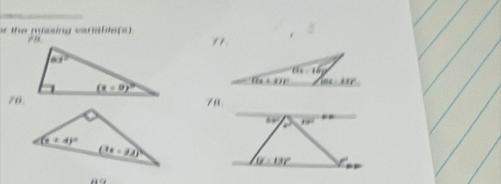 the missing varable(s)
/B
7θ
71