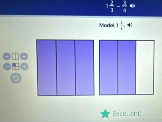 1 2/3 - 3/4 4)
Model 1 2/3  、 
I + 
, + 
D 
Excellent!