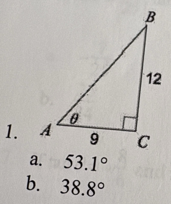 53.1°
b. 38.8°