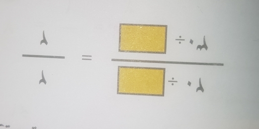  lambda /lambda  = (□ / 4)/□ / 4 