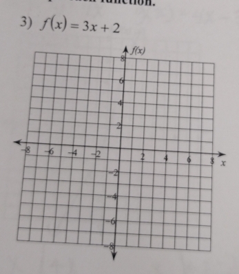 f(x)=3x+2