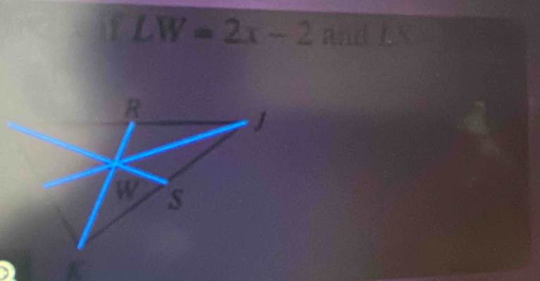 LW=2x-2 and LR