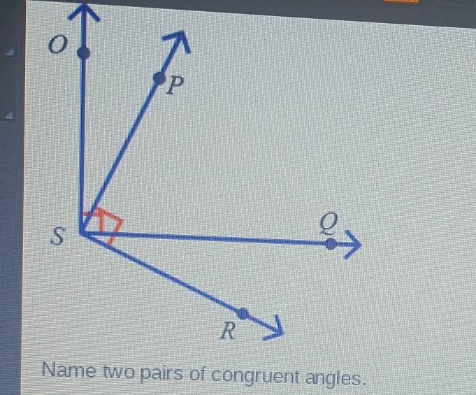 of congruent angles.