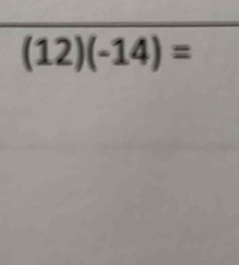 (12)(-14)=