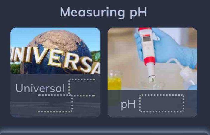 Measuring pH 
NIVERSA 
Universal .
pH =
=