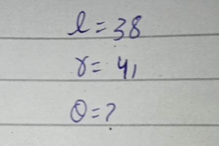 ell =38
r=41
θ =