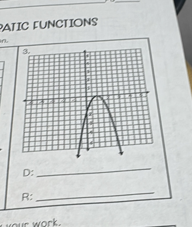 PATIC FUNCTIONS 
n 
D: 
_ 
R: 
_ 
your work.