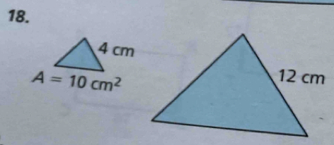 4 cm
A=10cm^2