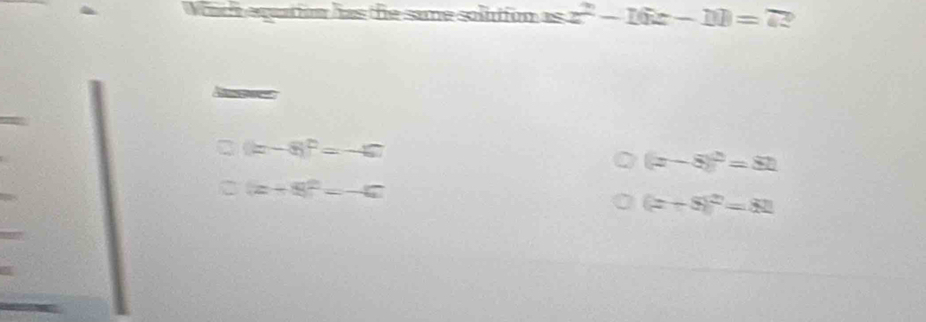 x^2-16x-111=7
2 8)^2=80