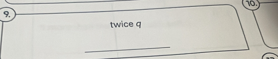 twice q
_