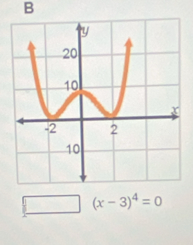 □ (x-3)^4=0