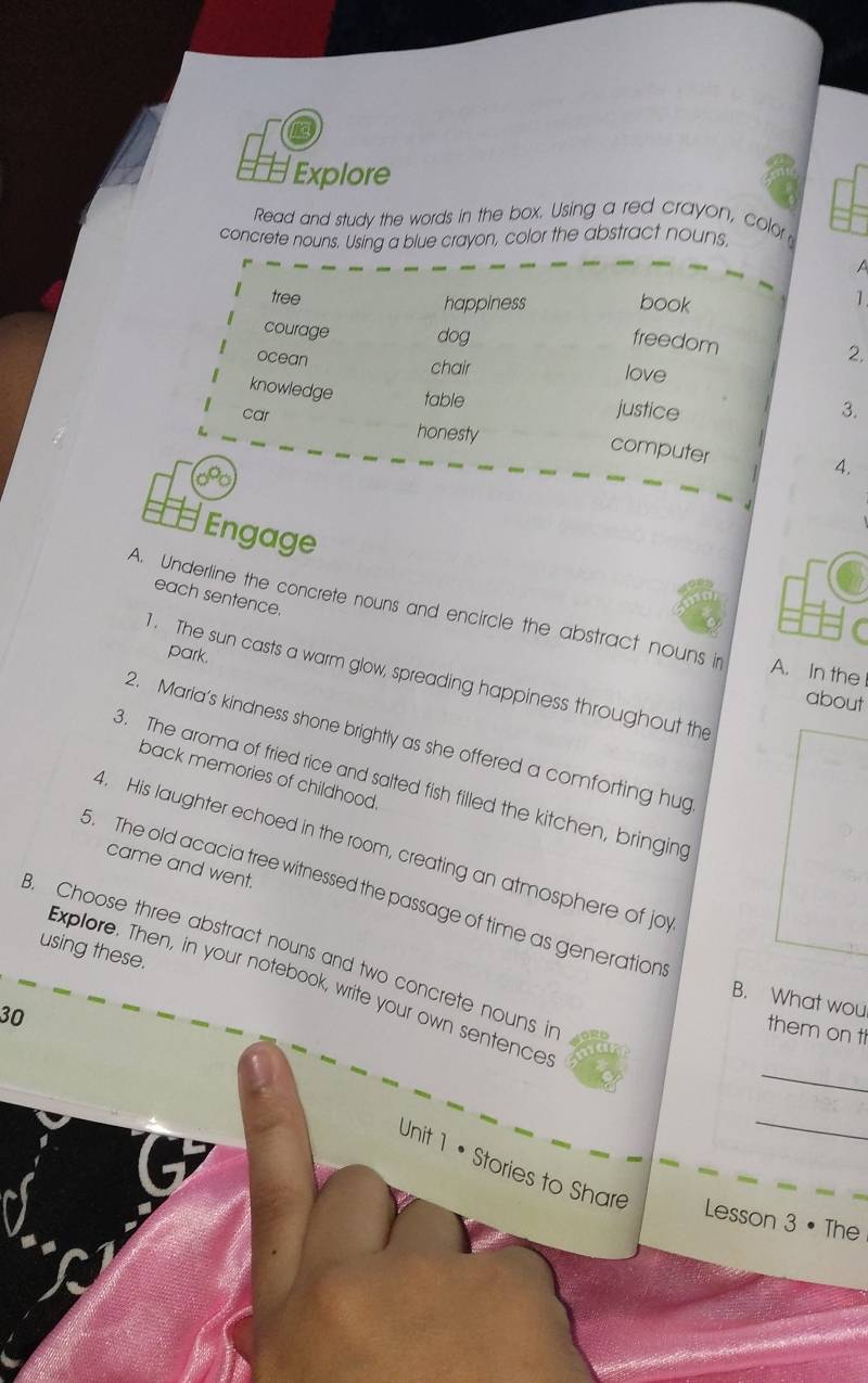 Solved: Explore Read and study the words in the box. Using a red crayon ...