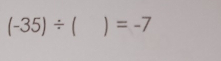 (-35)/  =-7