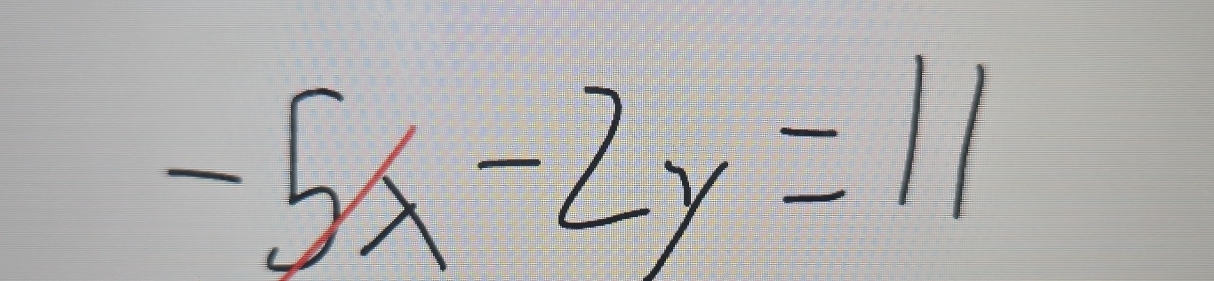 -5x-2y=11