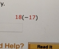 18 (-17) 
d Help? Read It