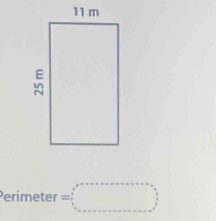 Perimeter =□