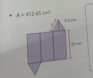 A=412.65cm^2