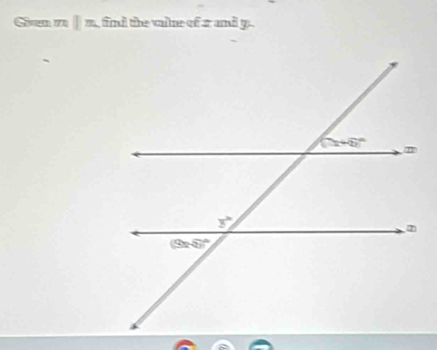 Genn □ m find the vke of z and y