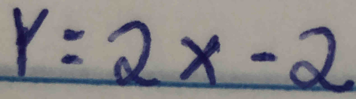 r=2x-2