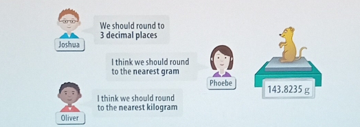 Solved: We should round to 3 decimal places Joshua I think we should ...