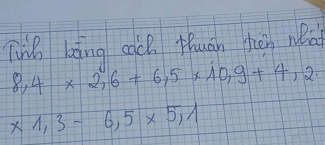 Tuih bāng egch Huán tēi wat
8.4* 2,6+6,5* 10,9+4,2
* 1,3-6,5* 5,1