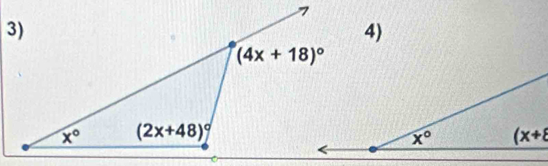 x°
(x+8