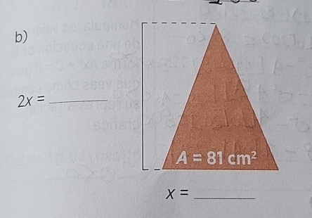 2x=
X= _