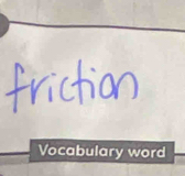 Vocabulary word