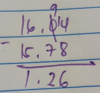 frac -16.84 -16.26