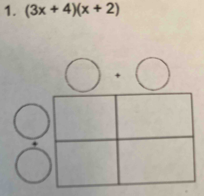 (3x+4)(x+2)