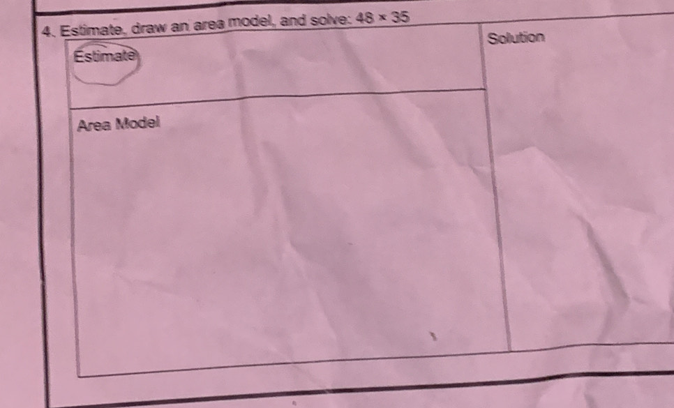 l, and solve: 48* 35