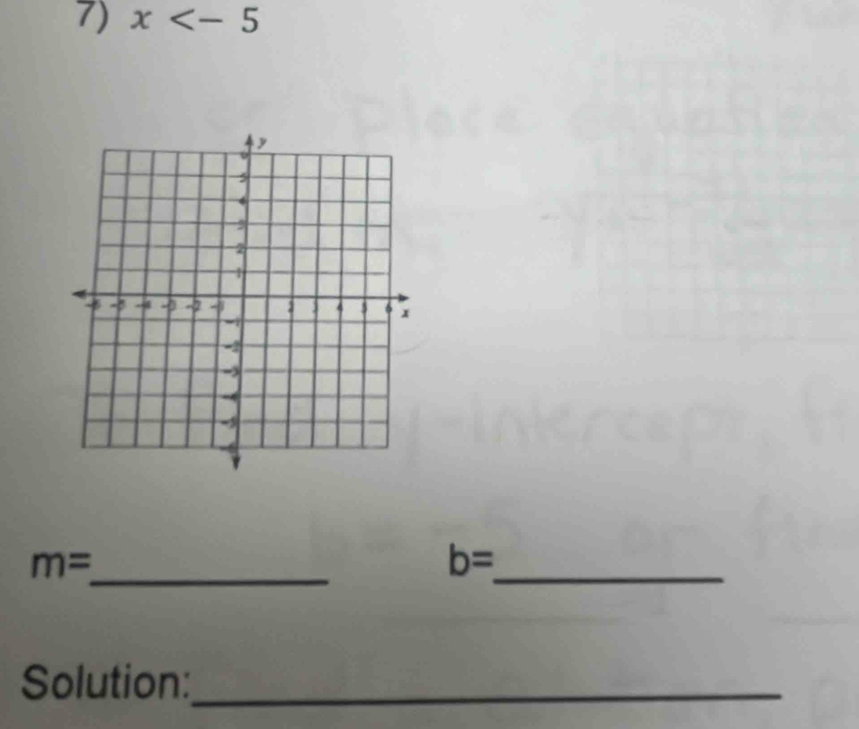 x
_
m=
b= _ 
Solution:_