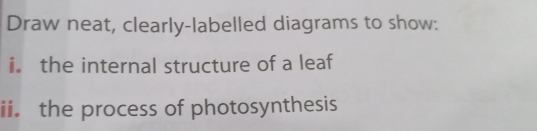 Solved: Draw neat, clearly-labelled diagrams to show: i. the internal ...