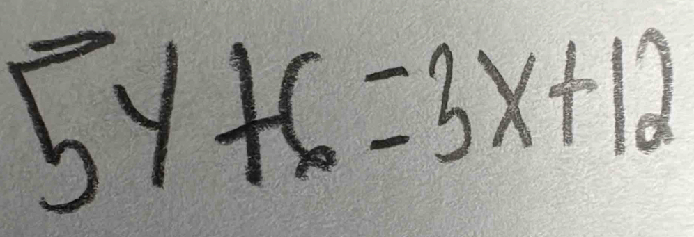 5y+6=3x+12