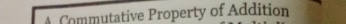 A Commutative Property of Addition