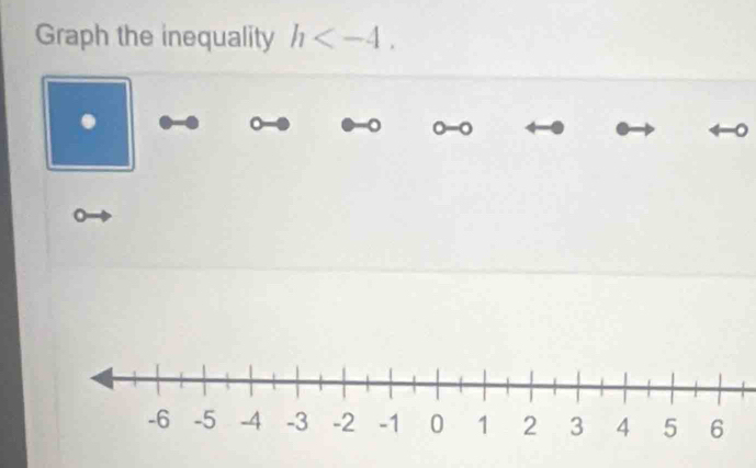 Graph the inequality h . 
. 
。 0 -0 o