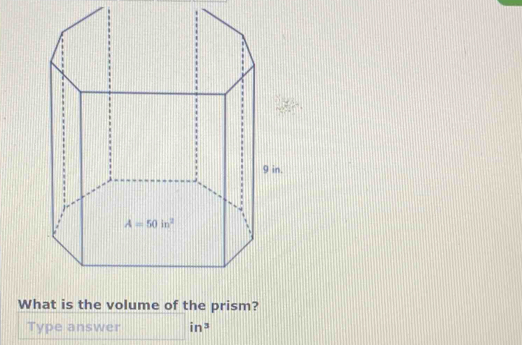 Type answer =□ in^3