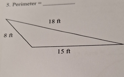 Perimeter =
_