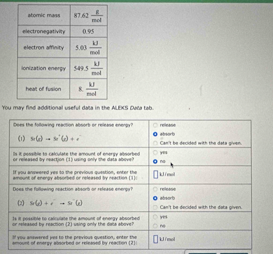 YouLEKS Data tab.