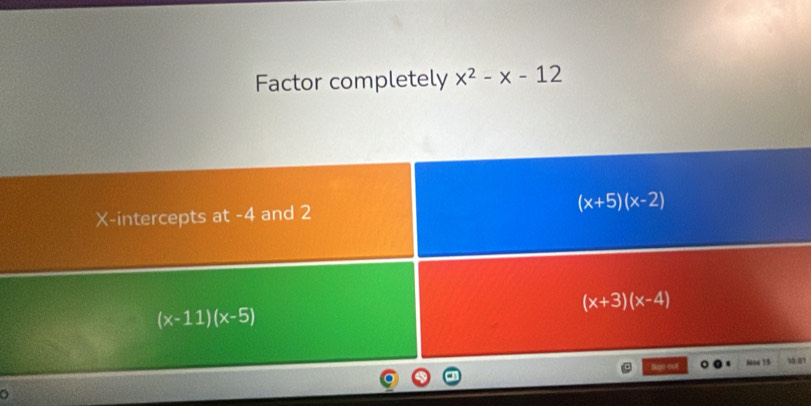 Factor completely x^2-x-12.01
a