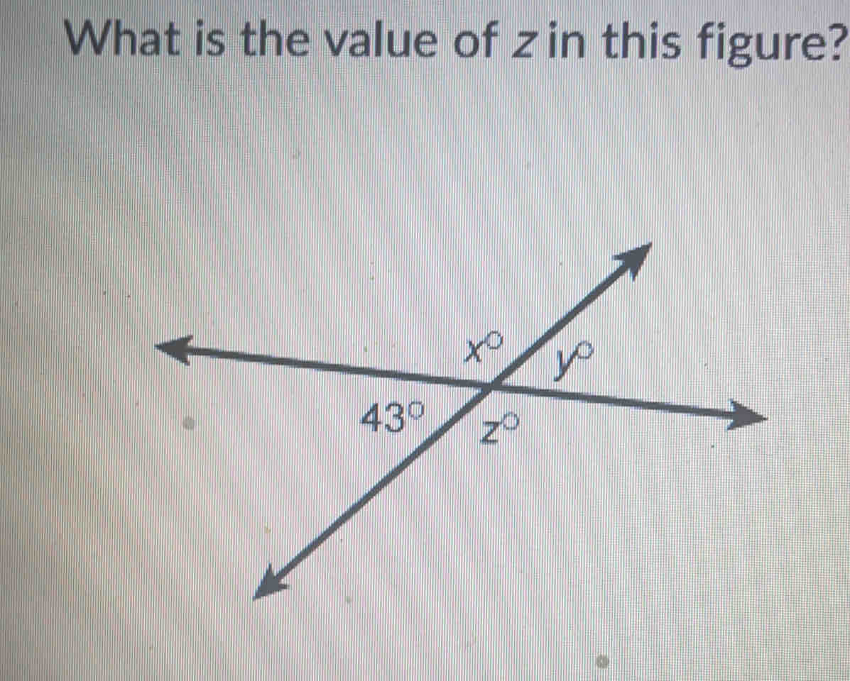 What is the value of z in this figure?