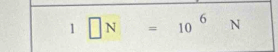 1□ N=10^6N