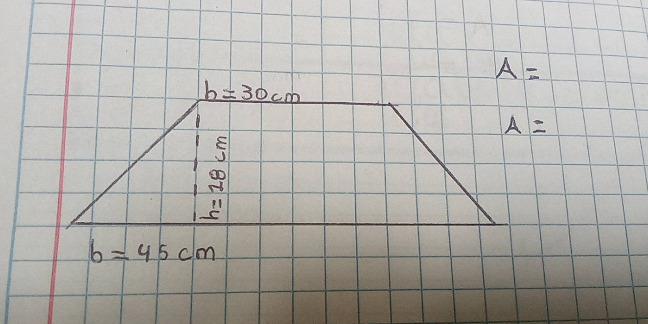 b=45cm